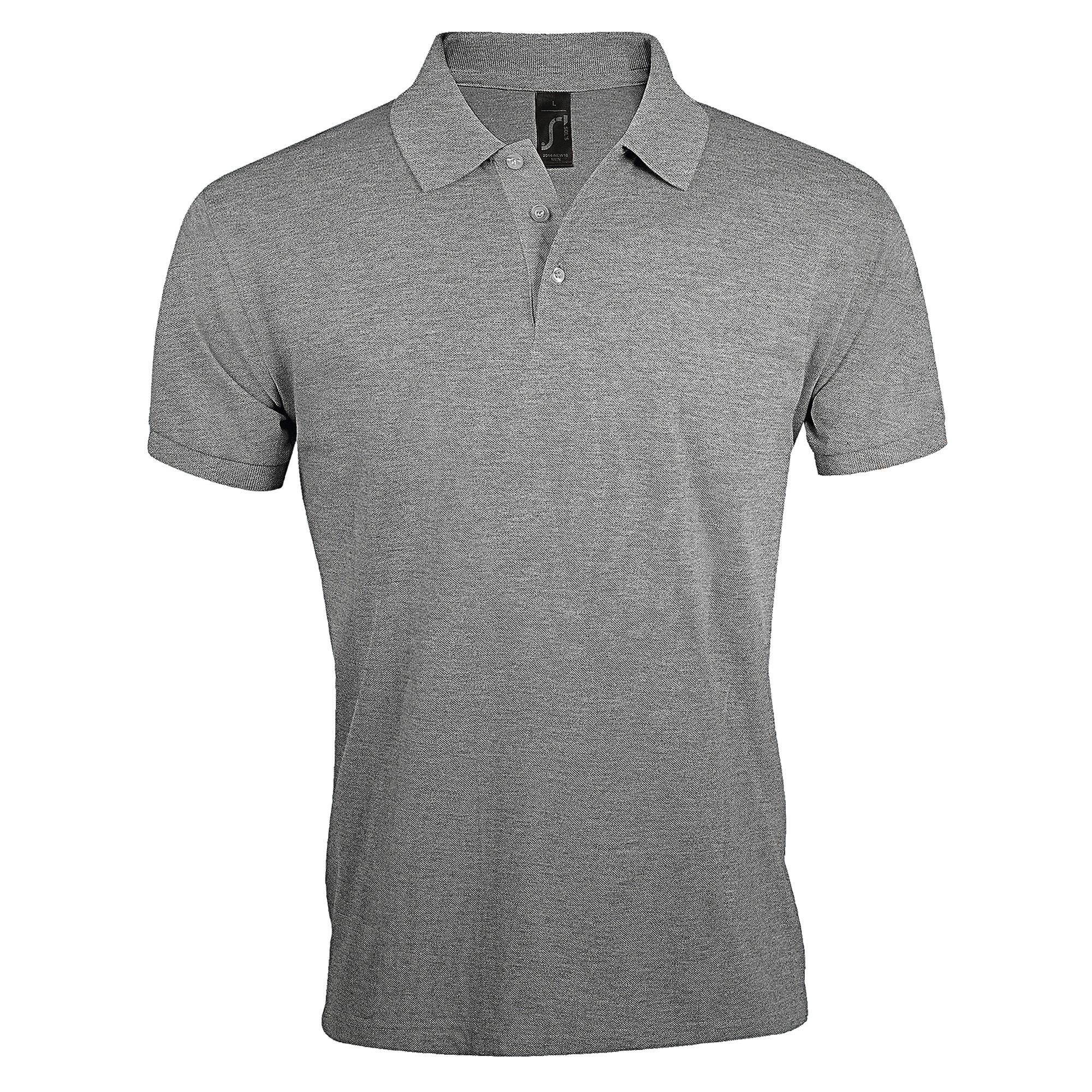 SOLS Heren Prime Pique effen poloshirt met korte mouwen 3XL
