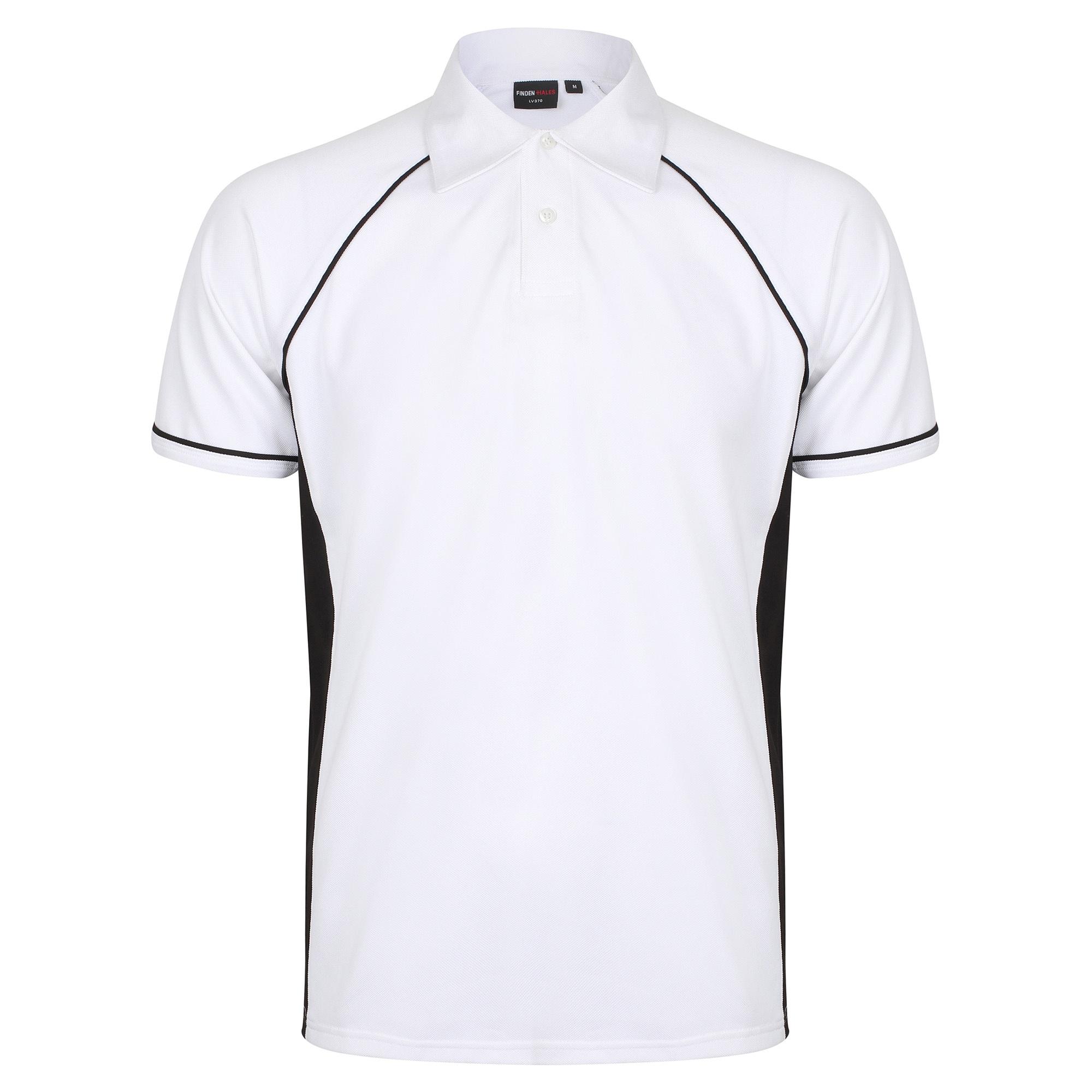 Finden & Hales Heren sportpoloshirt met leidingen M
