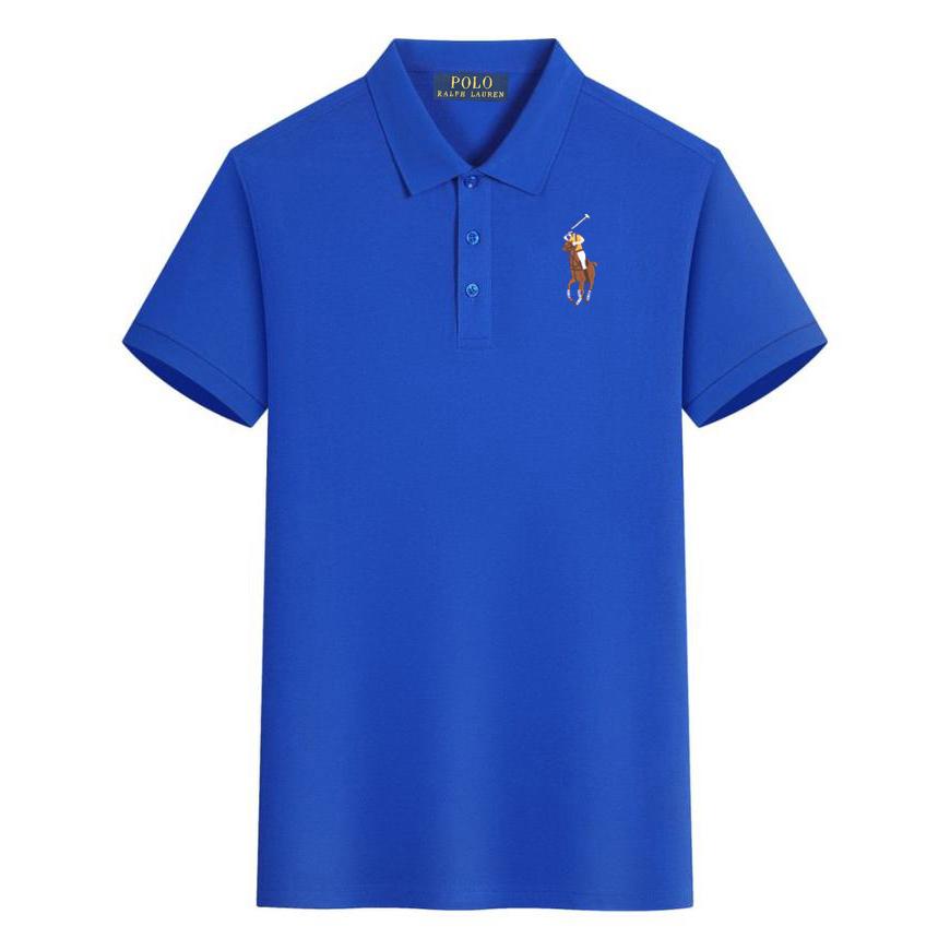 Polo Ralph Lauren Zomer Nieuwe Pony Geborduurde Casual Sportkraag Poloshirt, Zweet Afvoerend en Vochtabsorberend Puur katoen poloshirt XXL