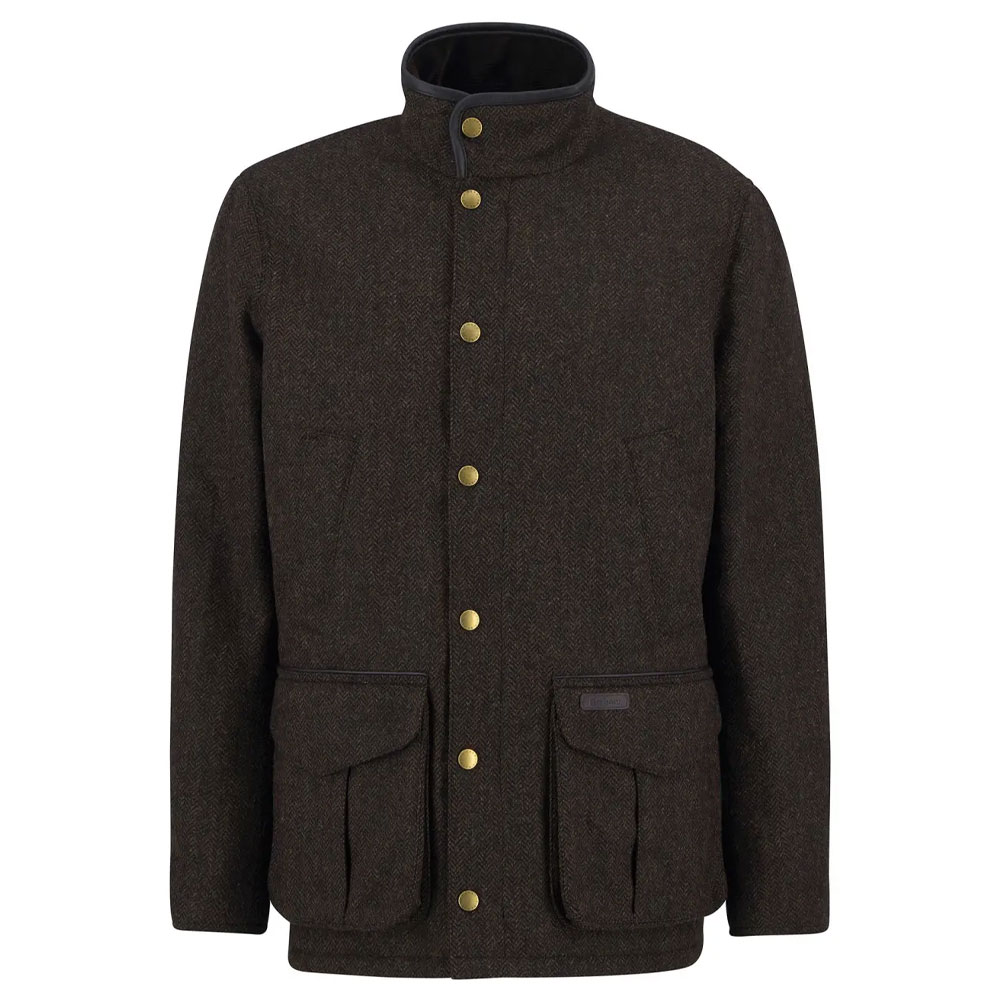Barbour Herenjas Wol Hereford Tweed Rustic Brown