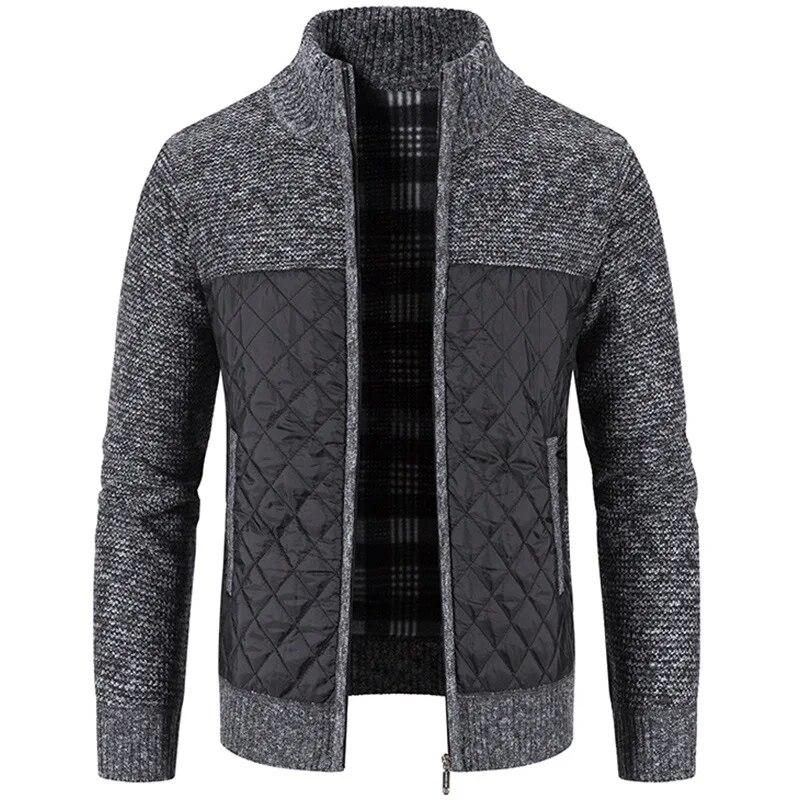 King Billion Herfst en winter staande kraag vest trui verdikte casual trui heren warme mode jas XXL