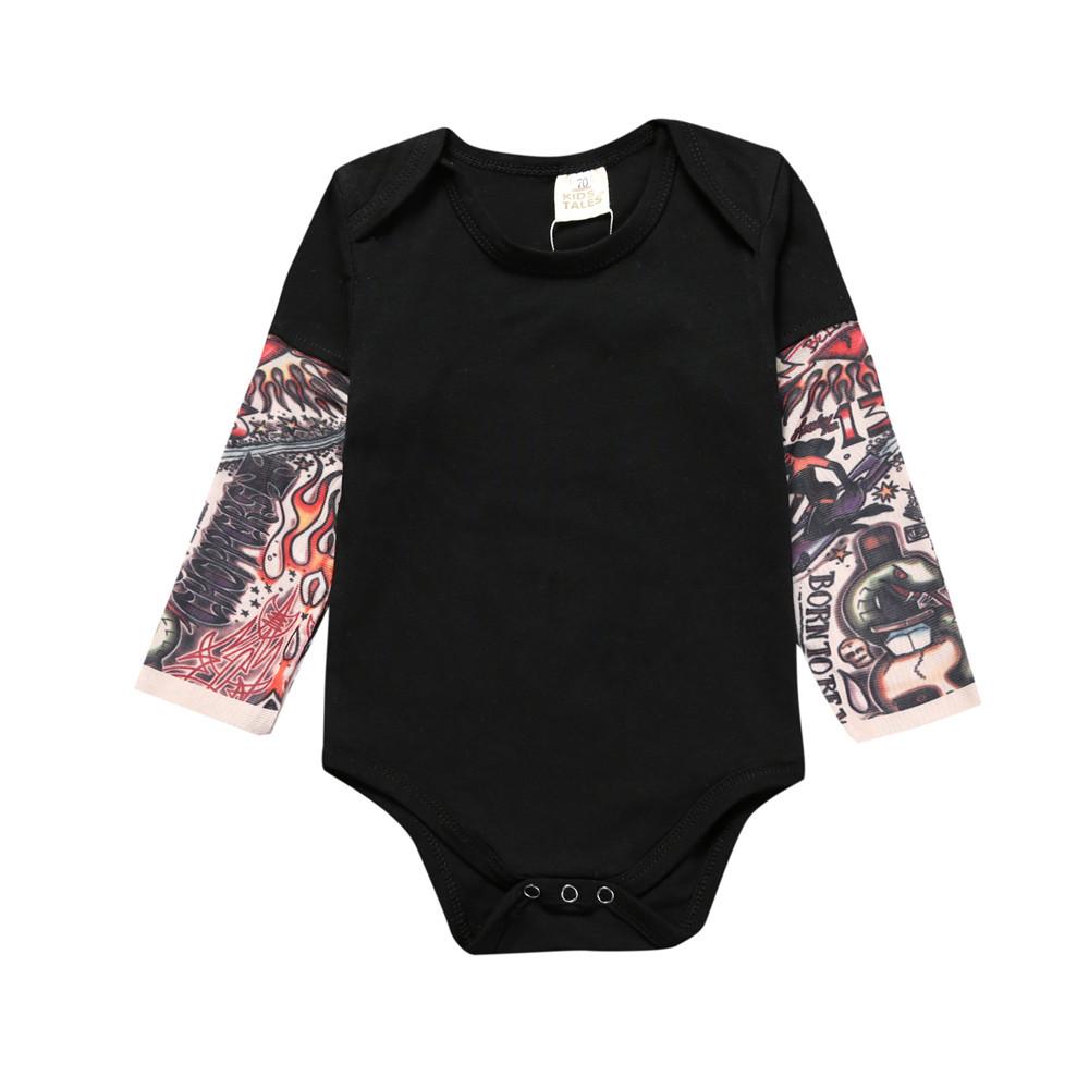 Boho berry Baby-jumpsuit Tattoo-jumpsuit Baby-huiskleding 80cm