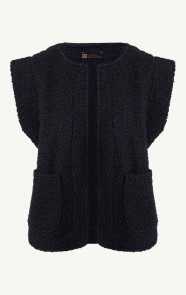 The Musthaves Limited Boucle Gilet Zwart