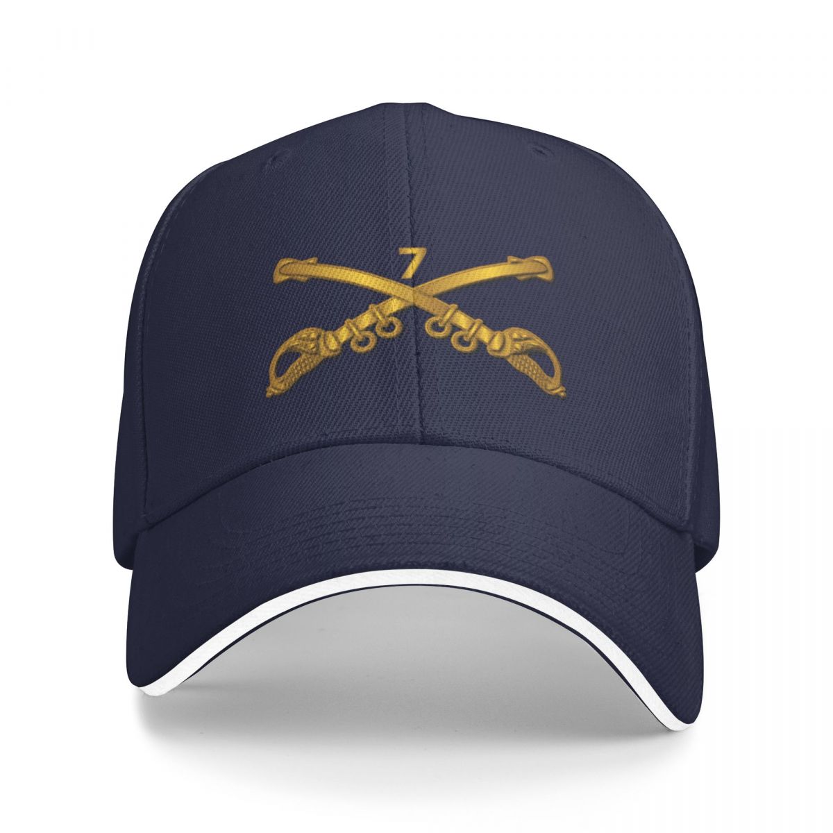 Colorbobble CAP Leger - 7e Cavalerie Tak wo Txt Baseball Cap Rave Militaire Cap Man Kap Militaire Tactische Caps Dameshoed Heren