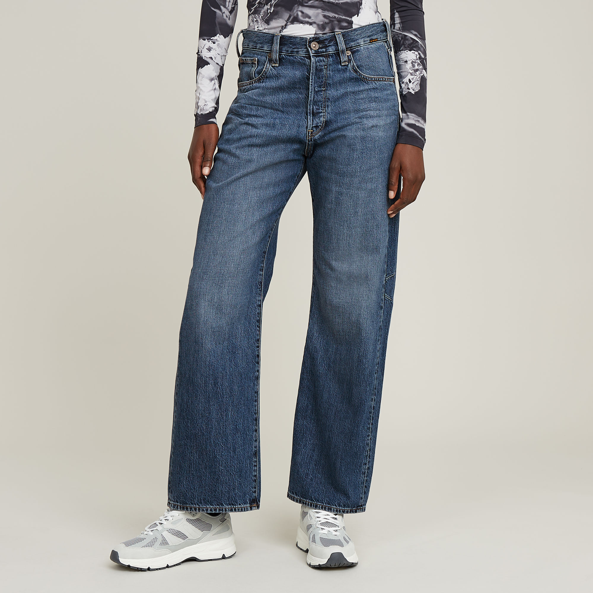 G-Star RAW Bowey Boyfriend Jeans - Midden blauw - Dames