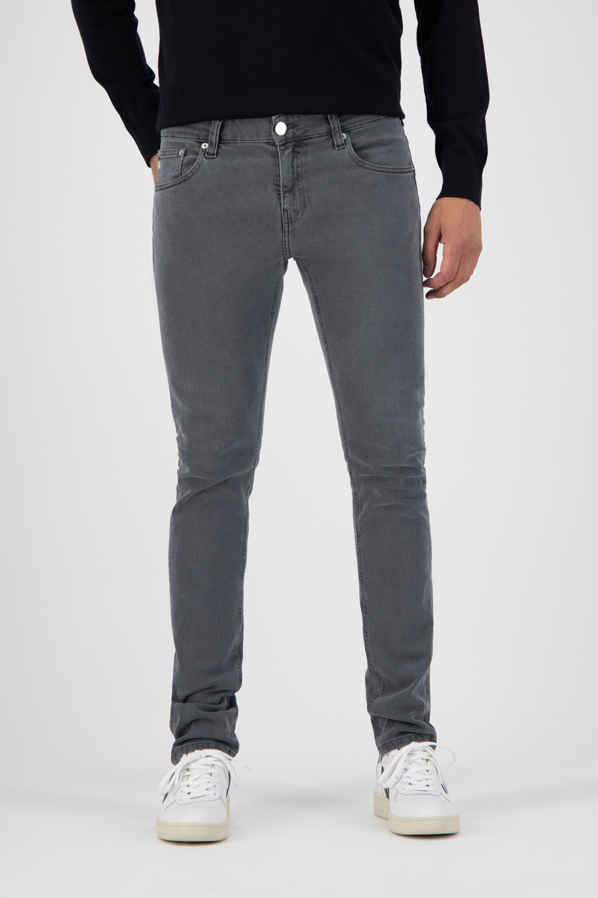 MUD Jeans Herren vegan Jeans Slim Welding O3 Grau
