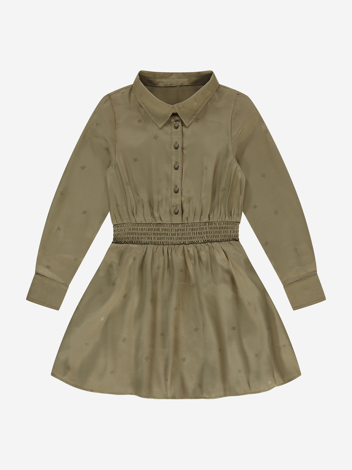 Nik&Nik winter jurk meisjes - groen - Rihanna