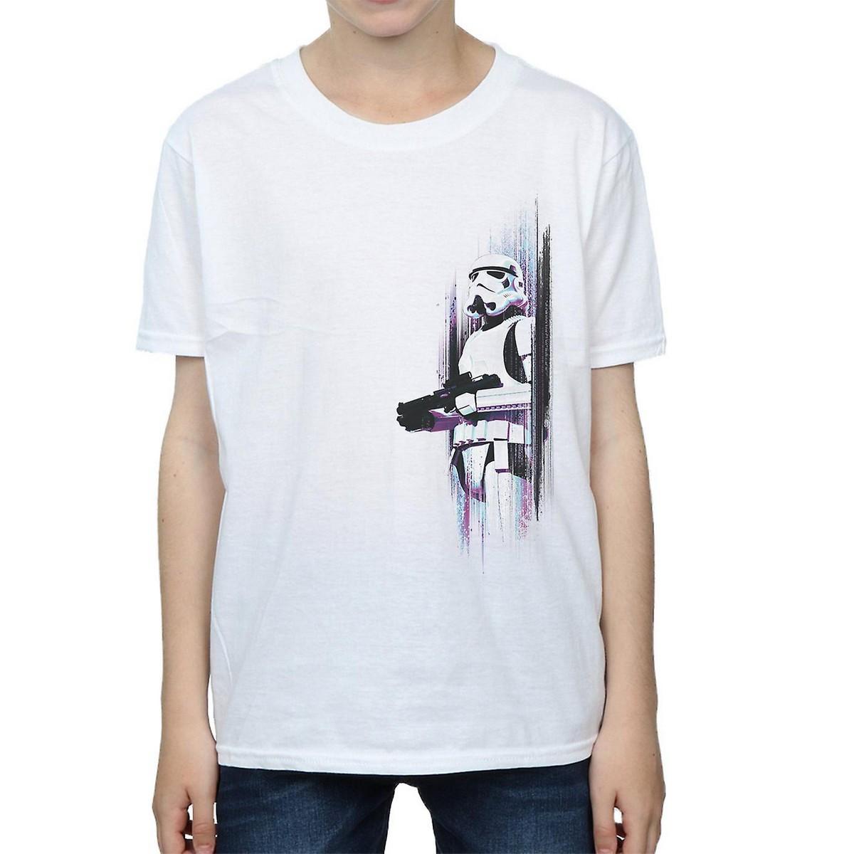 Pertemba FR - Apparel Star Wars: Rogue One Stormtrooper T-shirt van geborsteld katoen voor jongens 9-11 Years