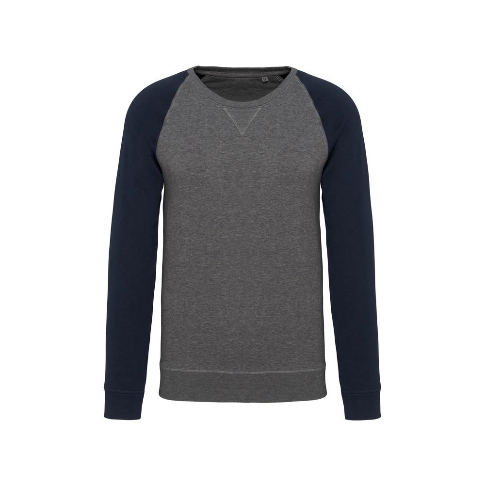 Kariban heren biologisch tweekleurig sweatshirt XL