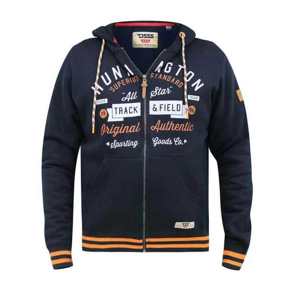 Duke Heren D555 Vlaanderen bedrukte hoodie met volledige ritssluiting
