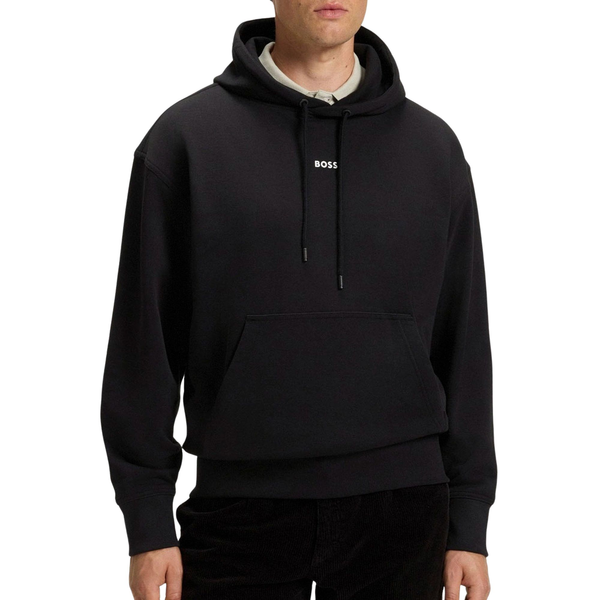 Boss Orange Hoodie WeSmallhood met kangoeroezak