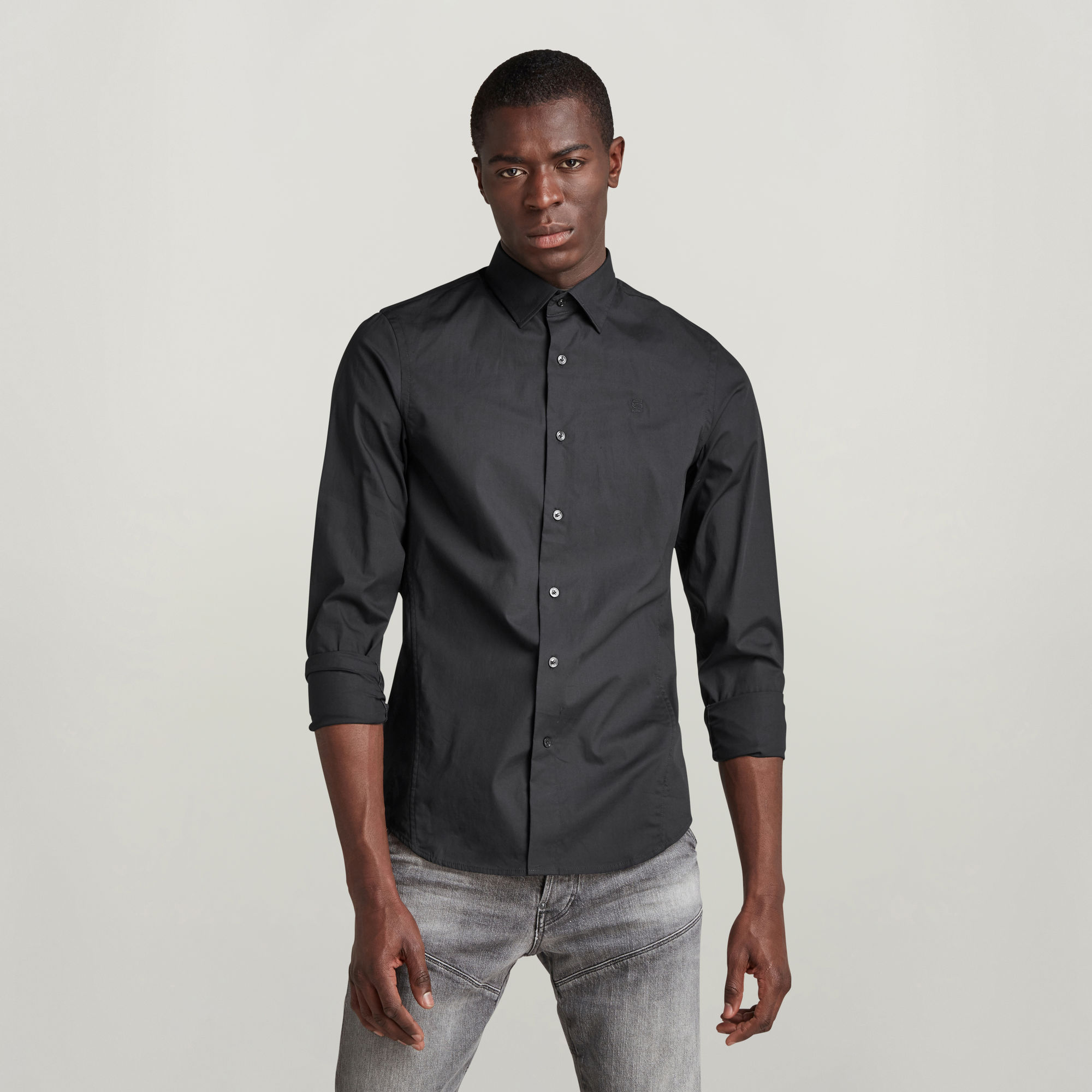 G-Star RAW Dressed Super Slim Shirt - Zwart - Heren