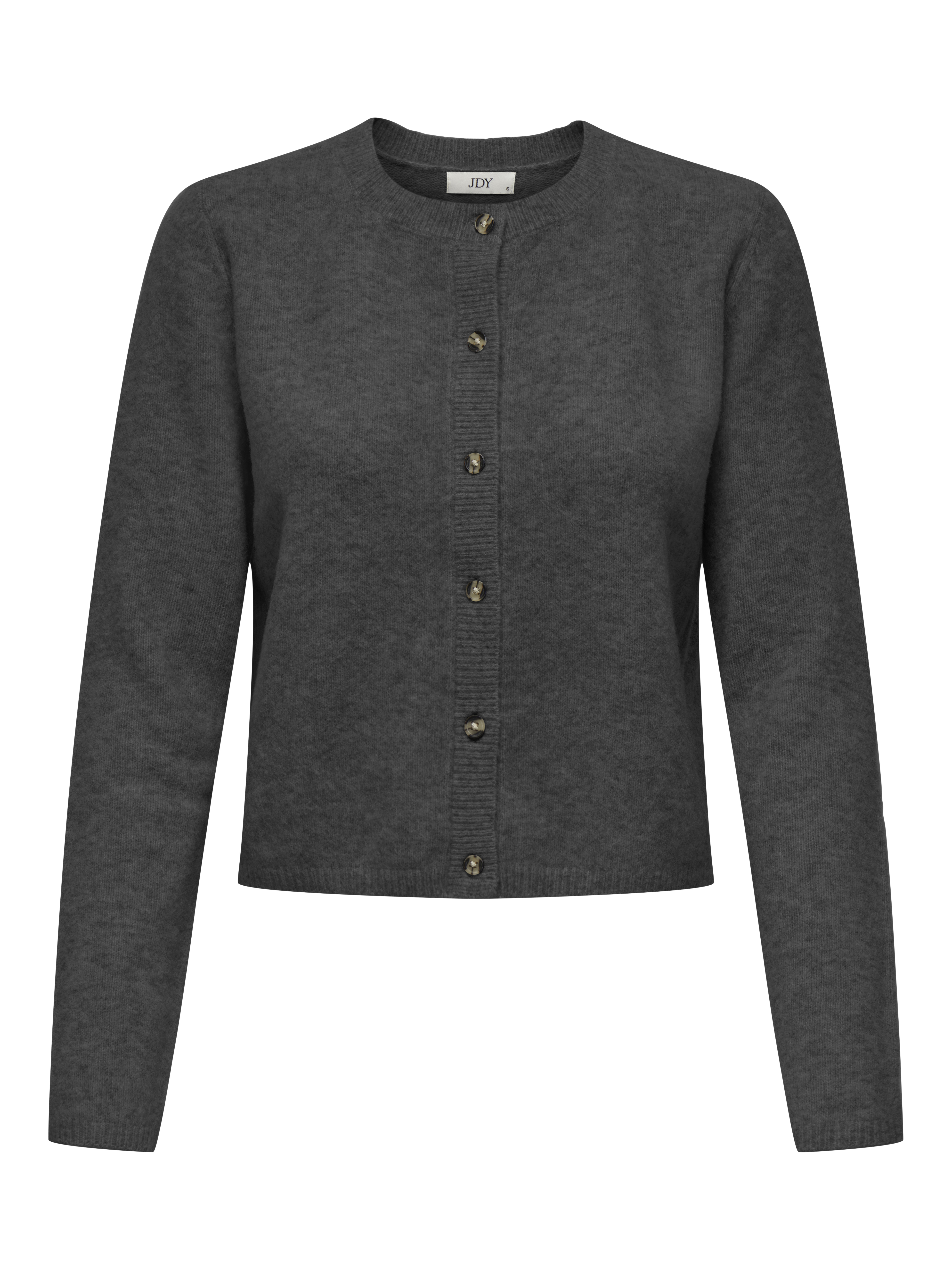 Jacqueline de Yong chloe life l/s cardigan knt noos 15330581 dark grey melange