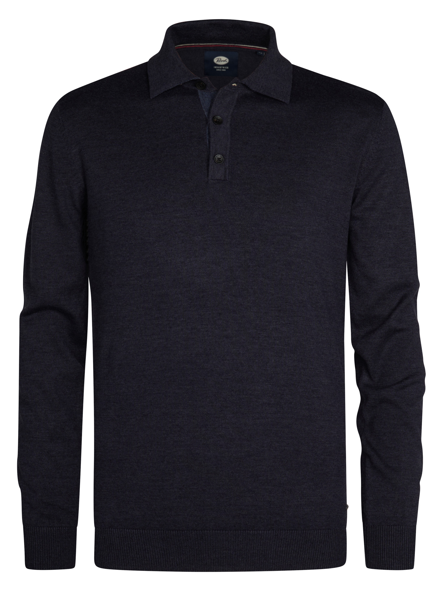 Petrol Industries men knitwear polo m-3050-kwc204 5092 royal
