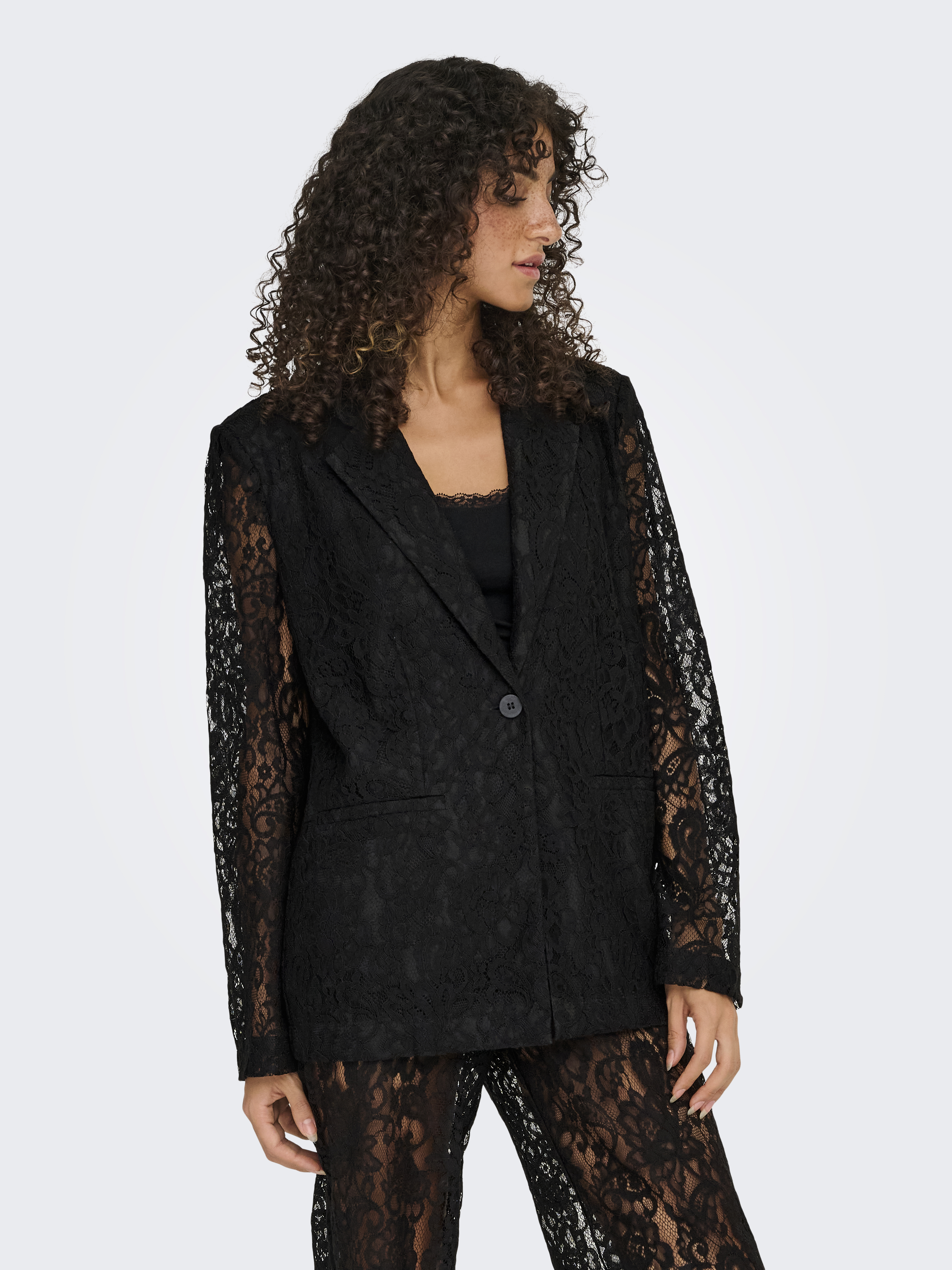 Only Onlemia-karo l/s lace blazer wvn