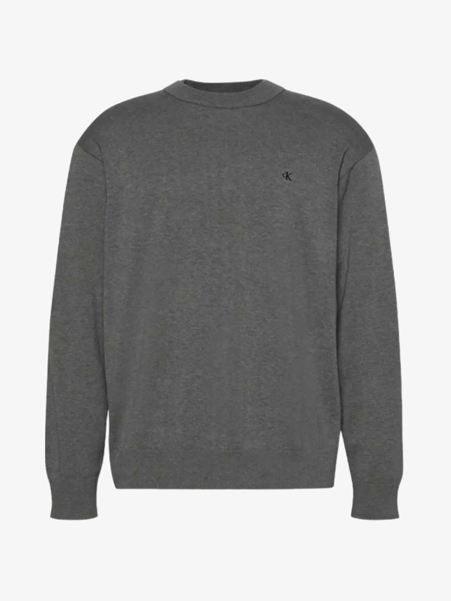 Calvin Klein Heren sweater monogram medium grey