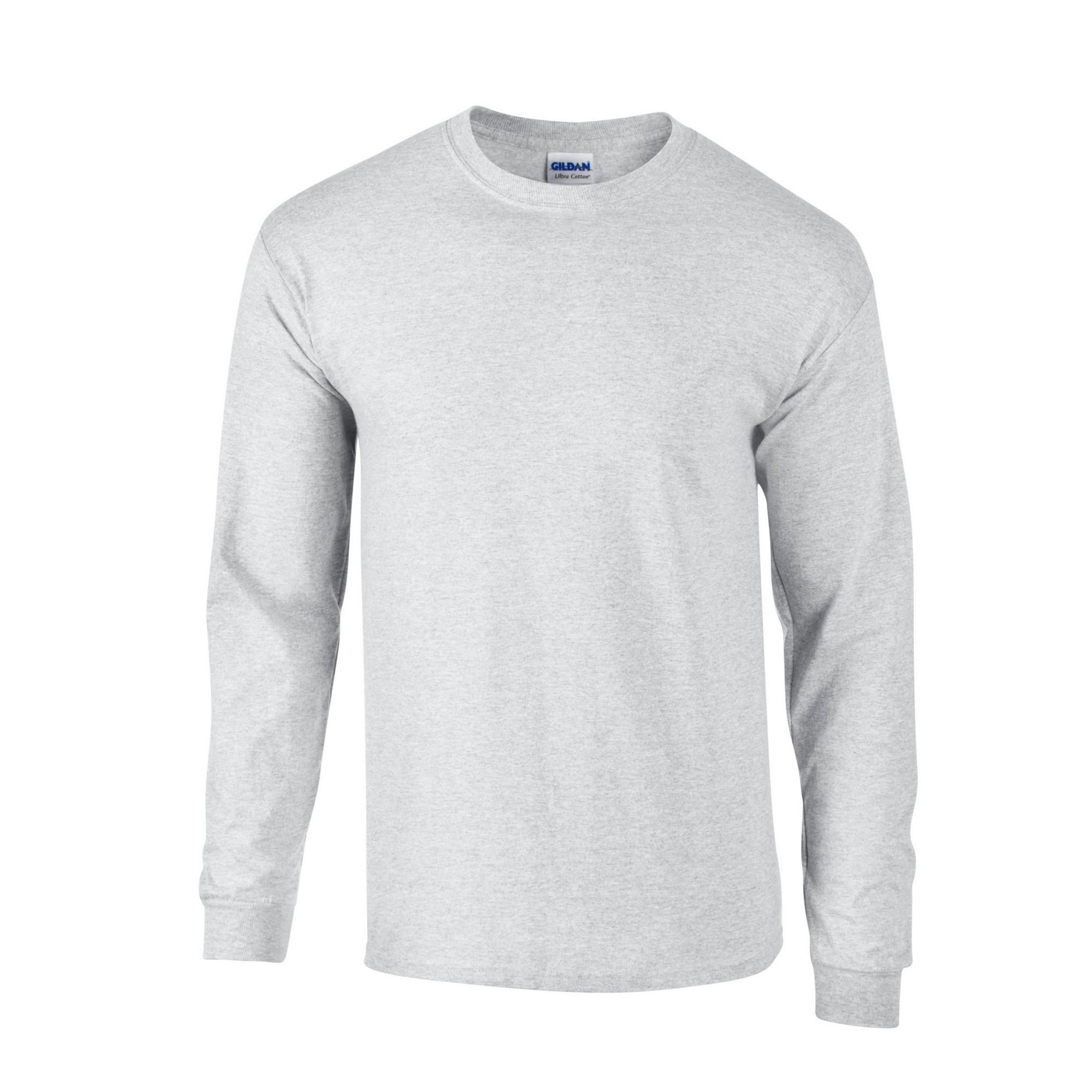 Gildan Unisex volwassen ultra-effen katoenen T-shirt met lange mouwen