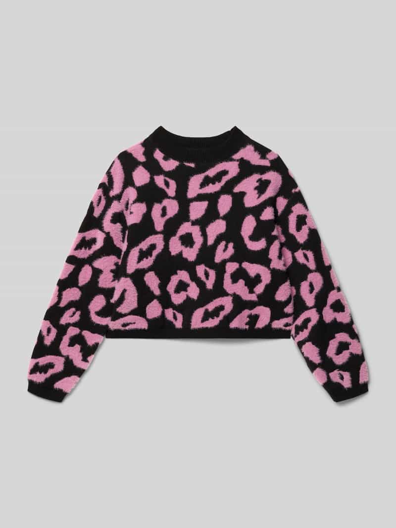 S.Oliver RED LABEL Junior Gebreide trui met luipaardprint