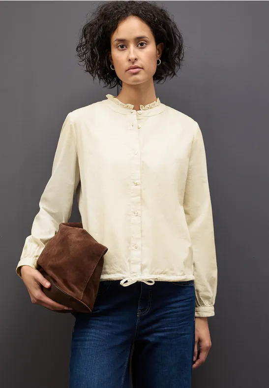 Street One Corduroy blouse met koord
