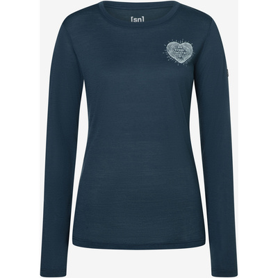 Super.Natural Dames Little Heartwood Longsleeve