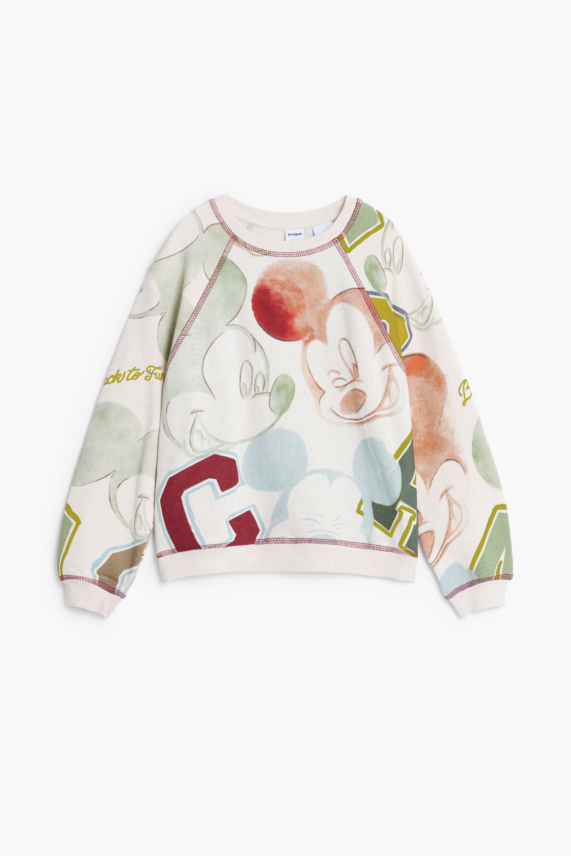 Desigual MICKEY™ PRINTED SWEATSHIRT - WHITE