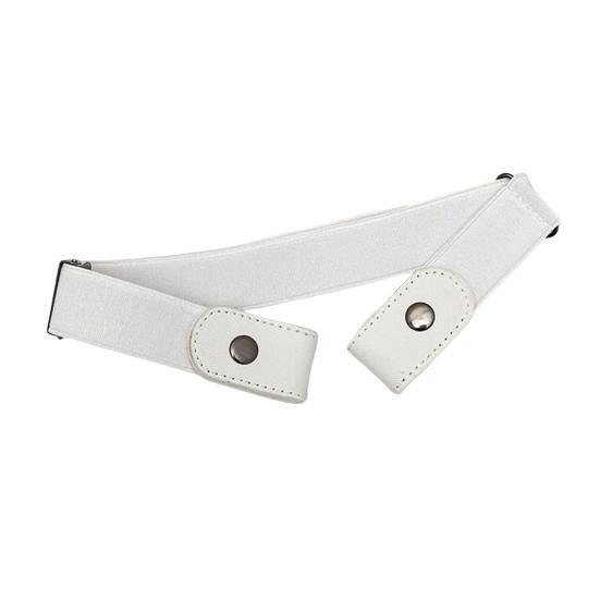 MysticMoon Lazy Belt Comfortable Elastic Design Faux Leather Waistband Adjustable Fit Invisible Jeans Belt Daily Wear wit