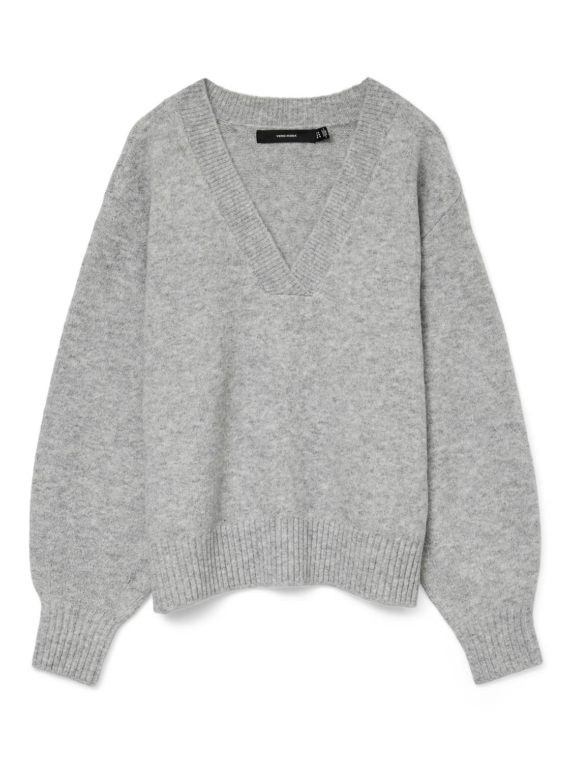 Vero moda Vmboom Ls V-neck Pullover Noos