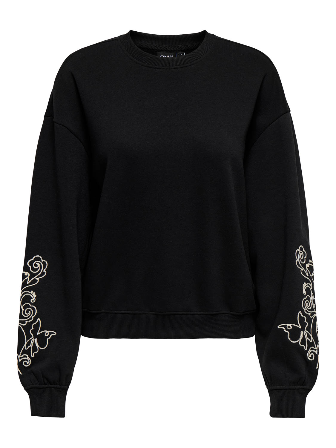Only Onlbrooklyn L/s Embroidery Box Swt