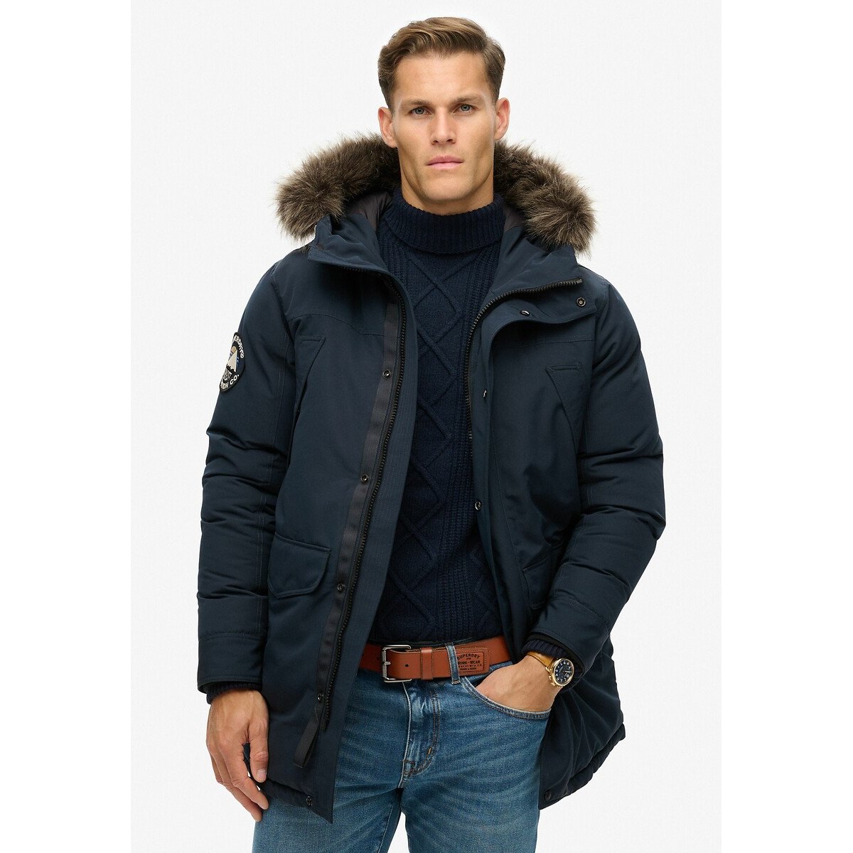 Superdry Parka EVEREST FAUX FUR PARKA JACKET