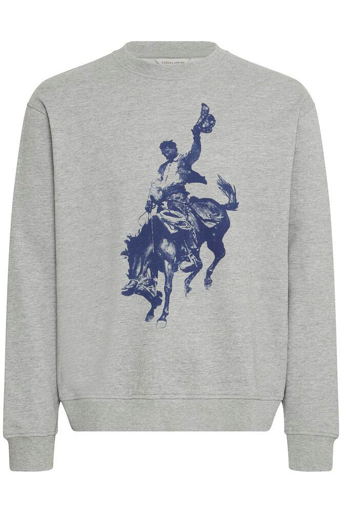 Casual Friday Cfsigvard Sweat With Large Front Pr: