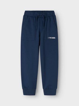 Name it winter sweat broek jongens - blauw - regular fit - NkmObie