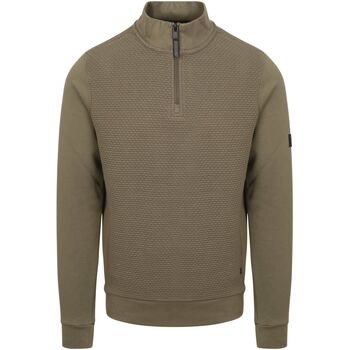 Petrol Industries Sweater  Half Zip Pullover Structure Olive