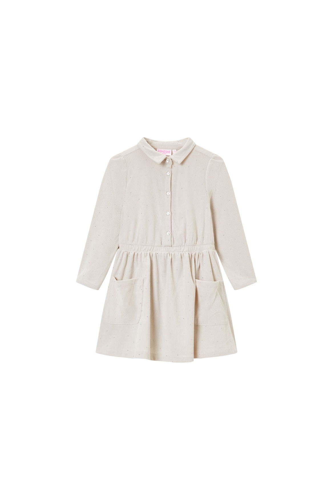 Someone winter jurk meisjes - donker beige - Daphne