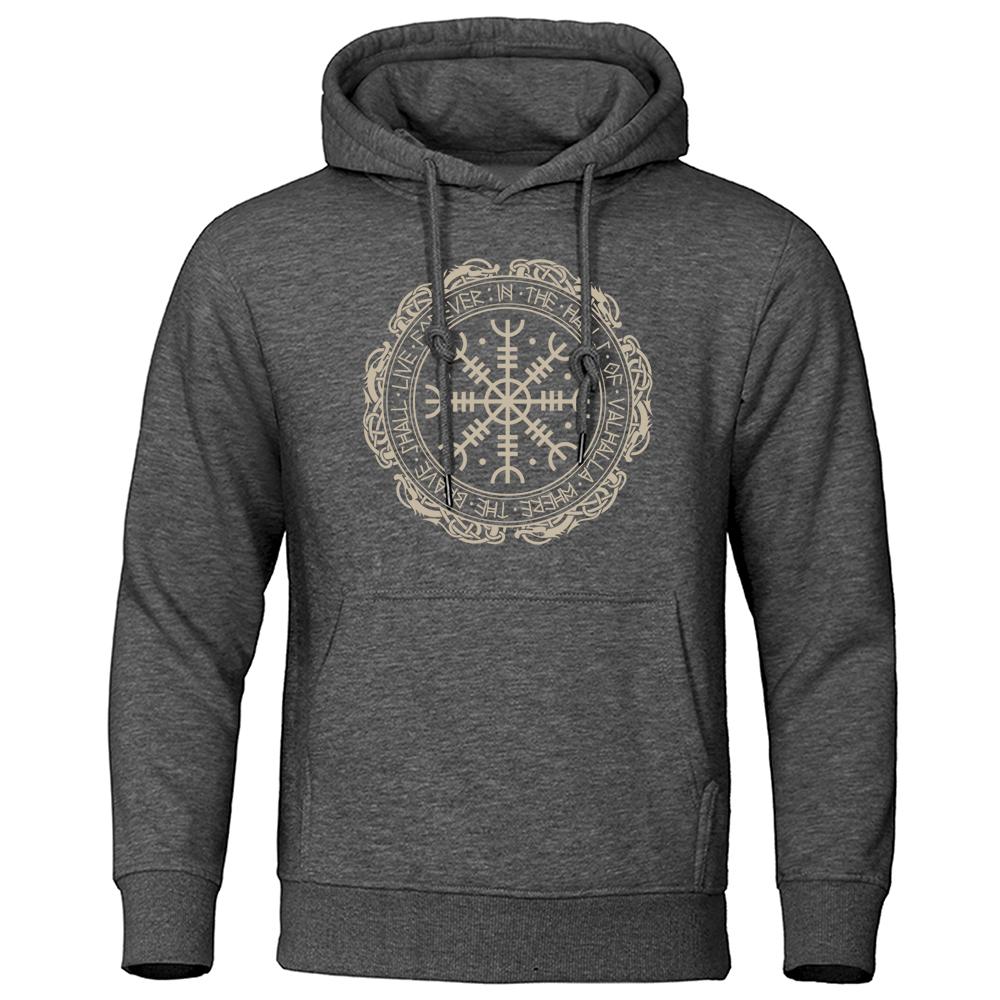 Boutique sports suit series 2 Heren en dames lange mouwen retro klassieke Viking Valhalla Odin hoodie heren mode print hoodies sweatshirt 2XL