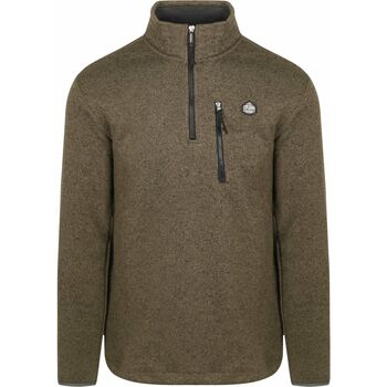 Superdry Sweater  Half Zip Pullover Fleece Olive