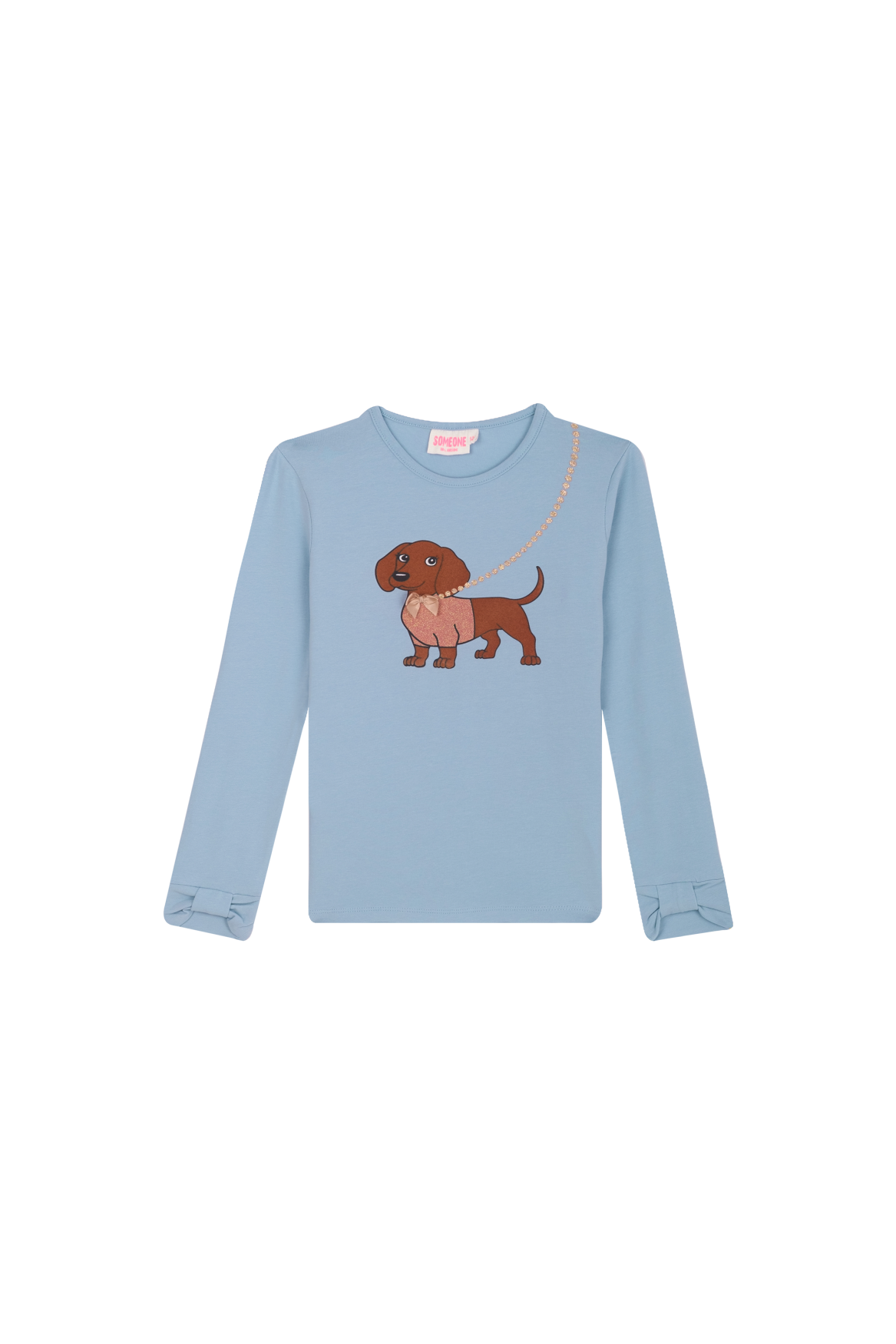 Someone winter t-shirt meisjes - blauw - Lizanne