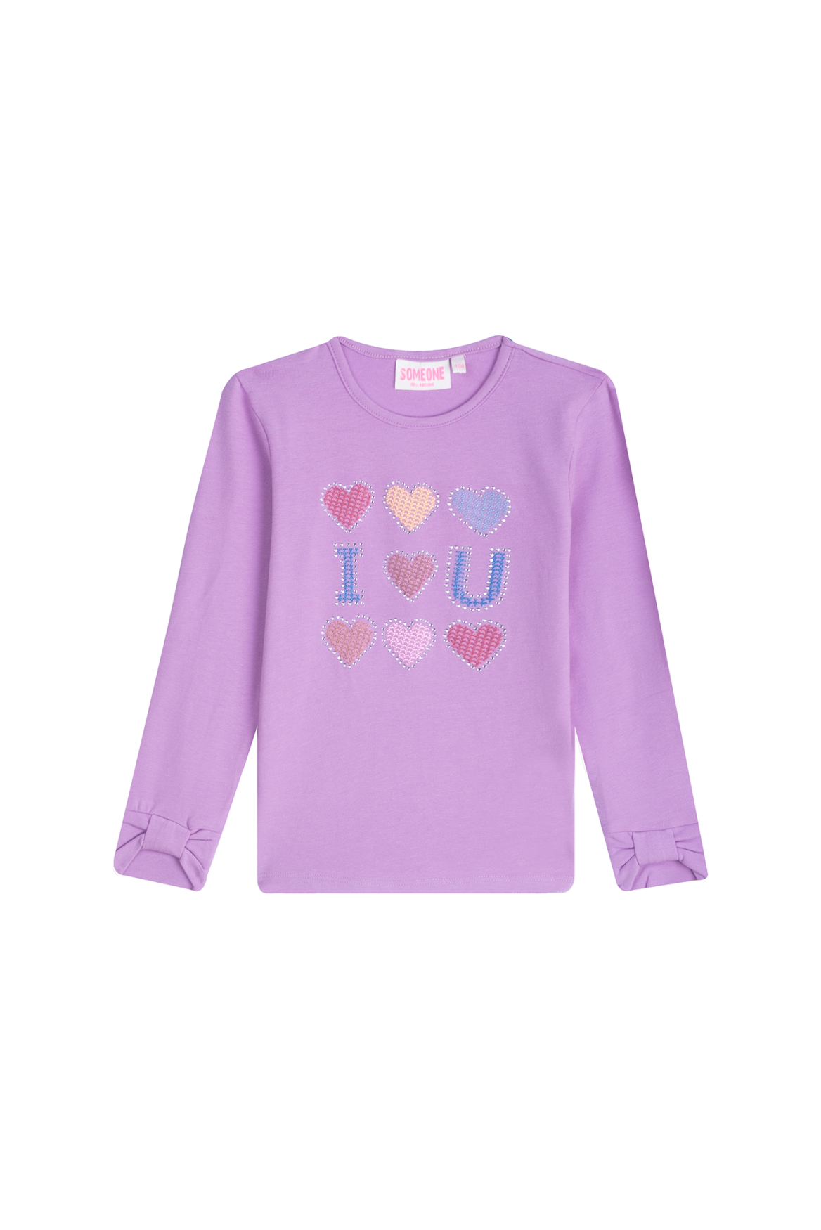 Someone winter t-shirt meisjes - paars - longsleeve - Fauve