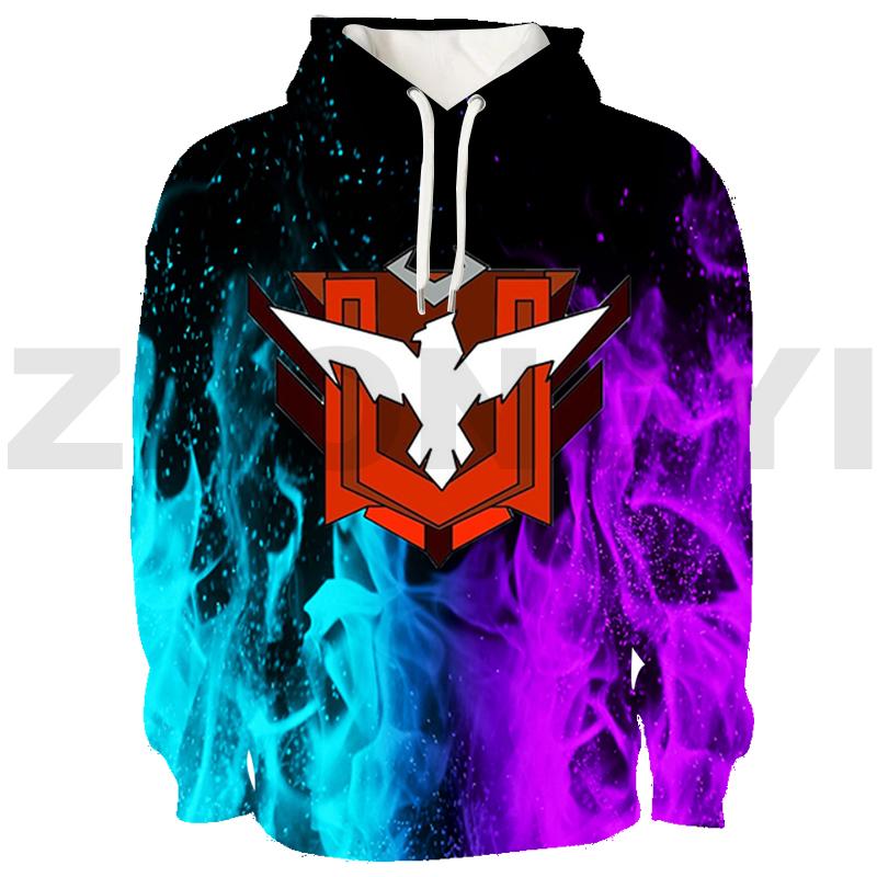 ETST 011 Grappig spel Gratis vuur Garena 3D Hoodies Tieners Anime Sweatshirt Mode Casual Herenkleding Cosplay Kostuum Warme Vrouwen Streetwear S