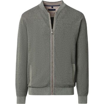 Casa Moda Sweater  Vest Zip Structure Groen