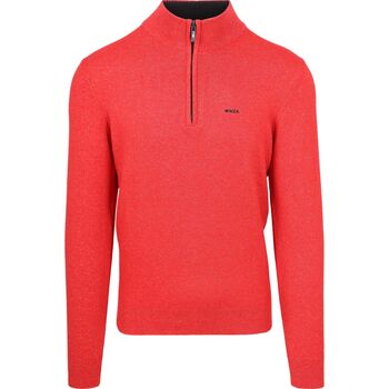 New zealand auckland Sweater  NZA Half Zip Trui Christopher Melange Rood