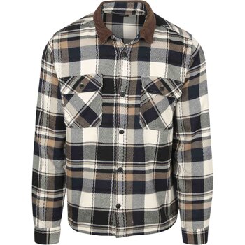 Barbour Sweater  Overshirt Ruit Grasmoor Navy