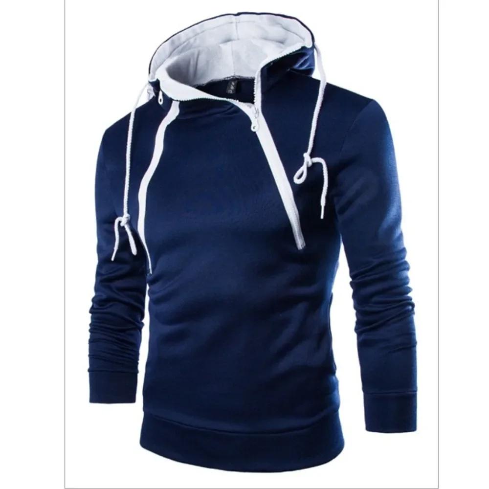 King Billion Herfst Winter Hoodies voor Heren Mode Ritssluiting Ontwerp Capuchon Truien Lange Mouw Buiten Casual Streetwear XXXL