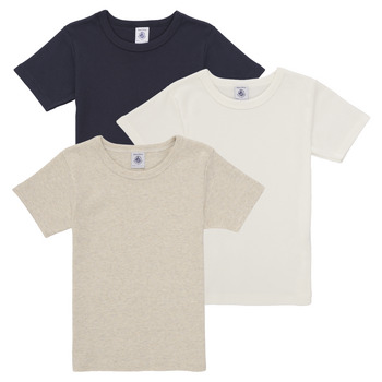 Petit Bateau T-shirt Korte Mouw  3 TEE SHIRTS MC