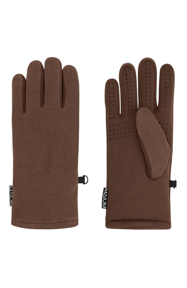 Maium Damen vegan Handschuhe Braun