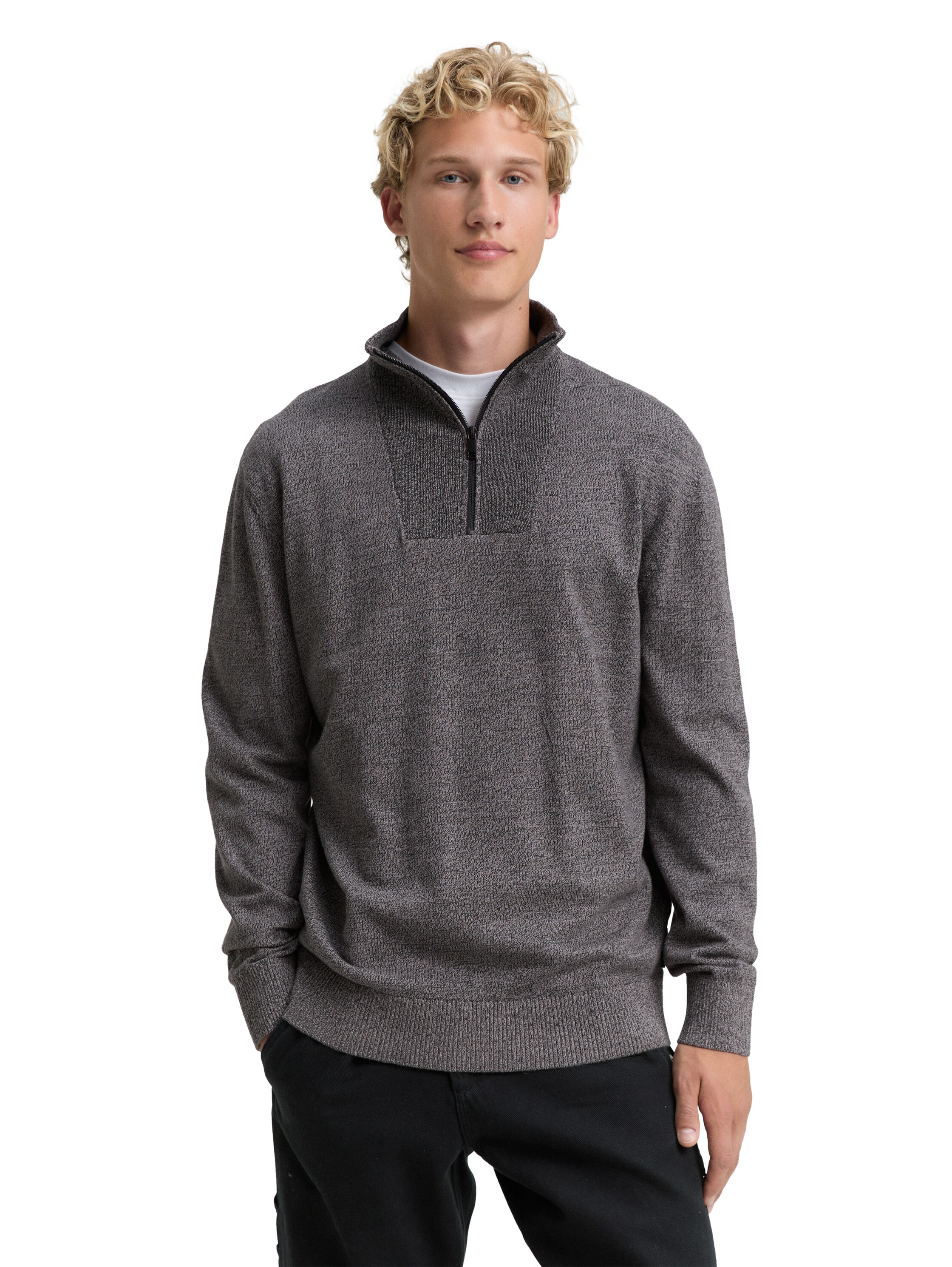 Tom Tailor Basic knitted troyer