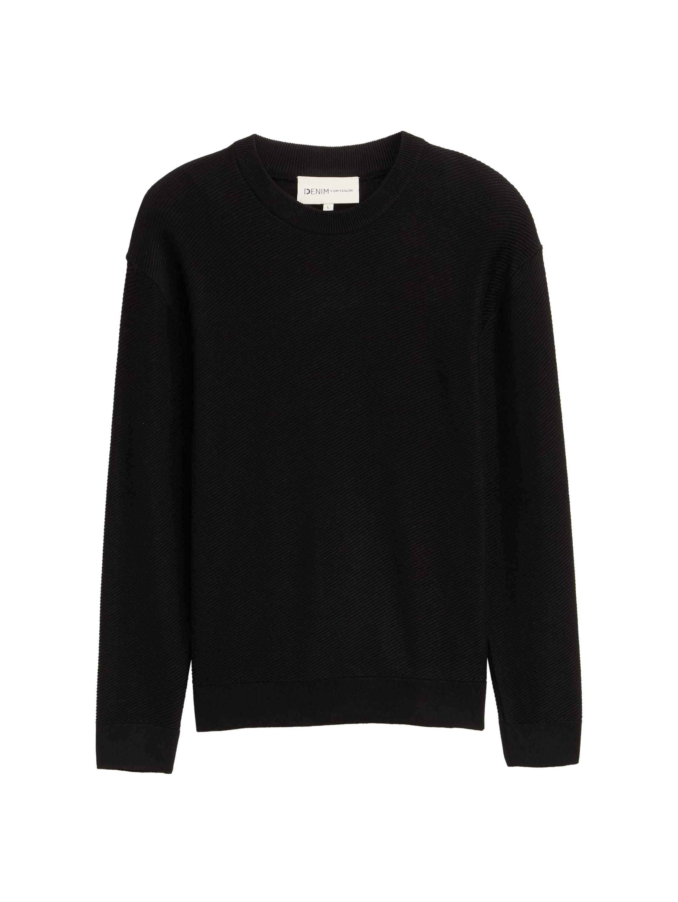 Tom Tailor Relaxed structure crewneck knit