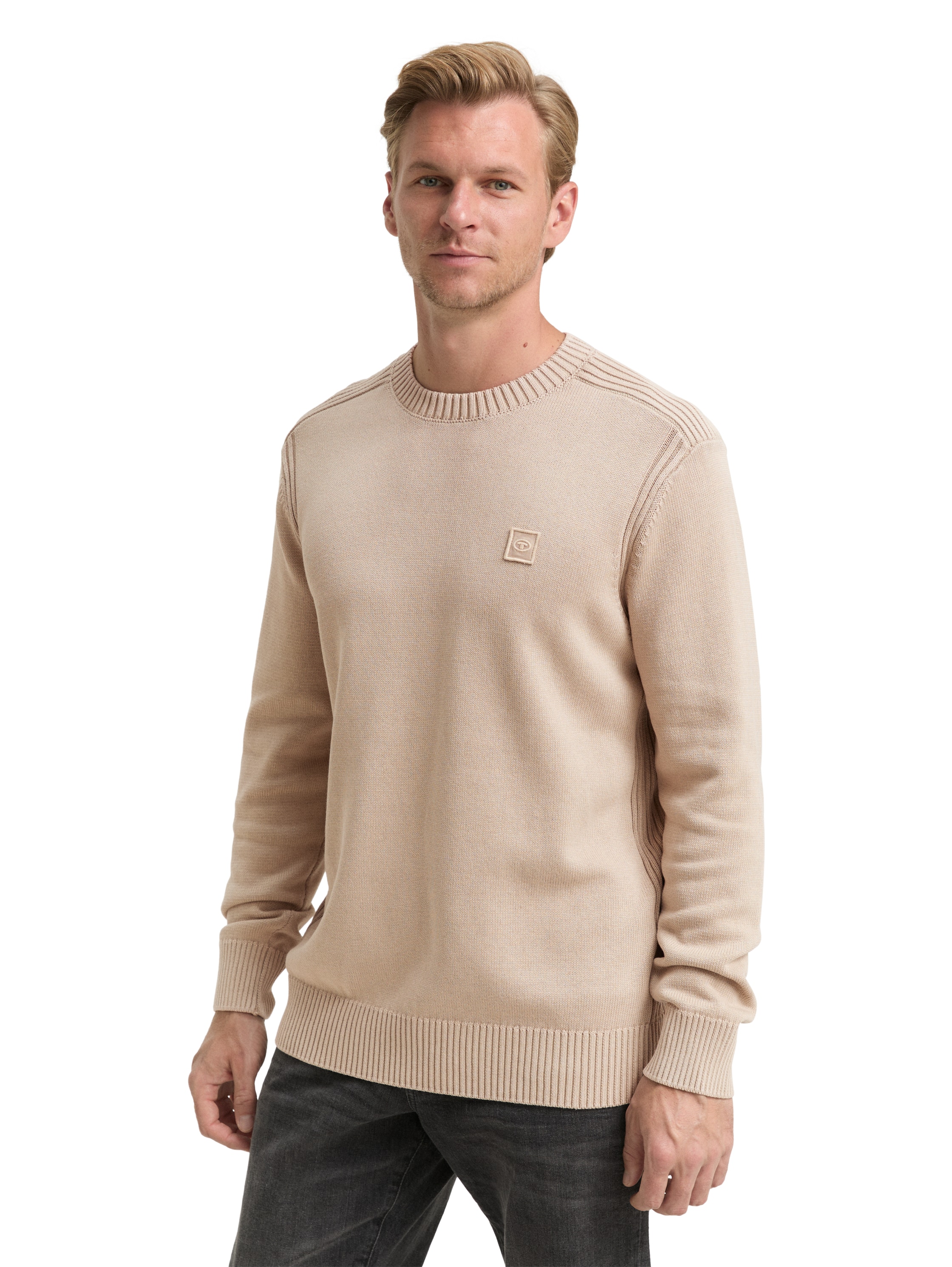 Tom Tailor Washed crewneck knit