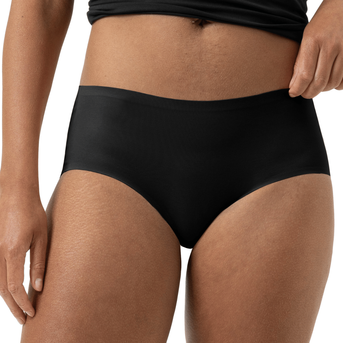 Mey Invisibles hipster slip, zwart