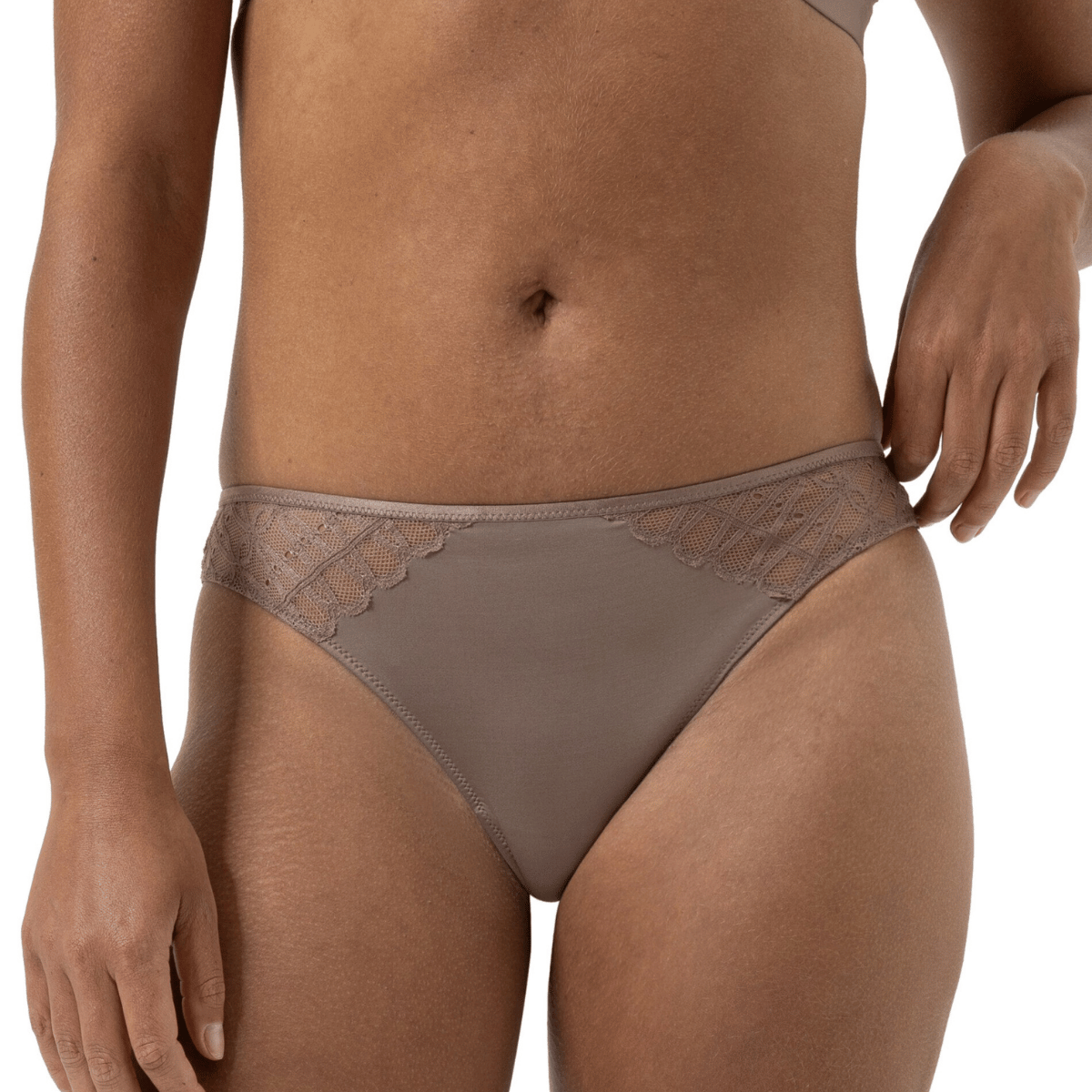 Mey Poetry Temptation tanga slip, bruin