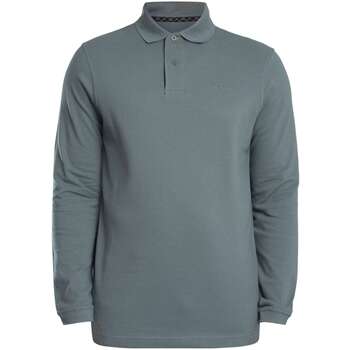Barbour Polo Shirt Lange Mouw  Essentieel piqué poloshirt met lange mouwen en tartan